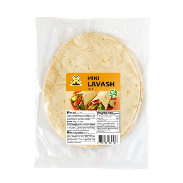 Mini apvalus lavašas, 120 g