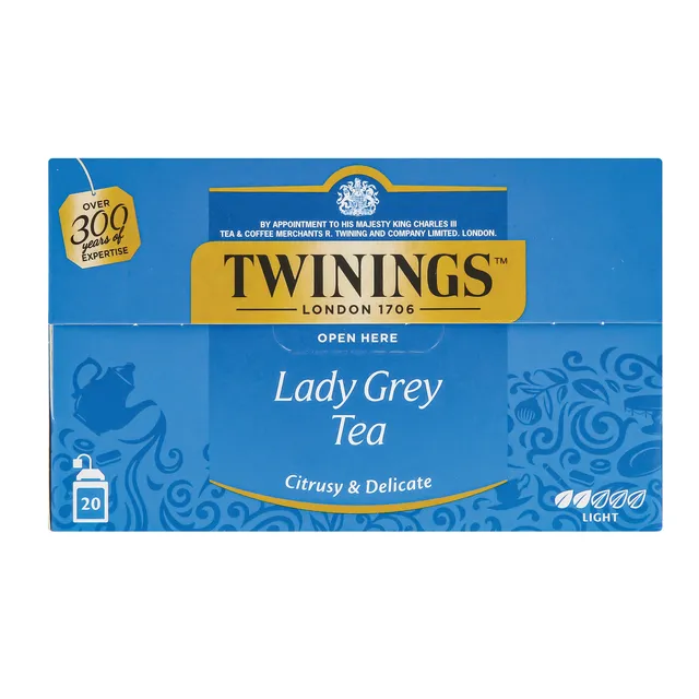 Juodoji arbata TWININGS Lady Grey 20x2g, 40 g