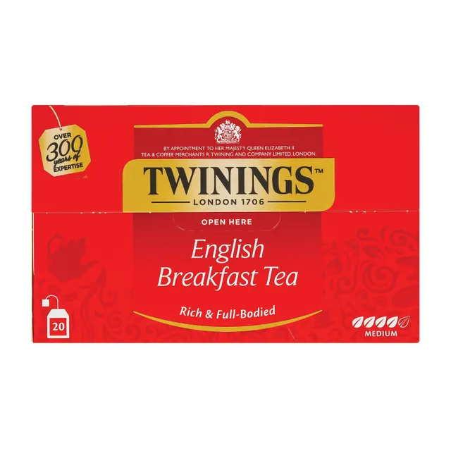 Juodoji arbata TWININGS English Breakfast 20x2g, 40 g