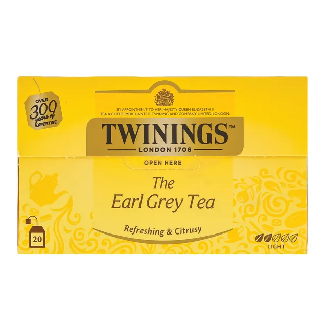 Juodoji arbata TWININGS Earl Grey 20x2g, 40 g