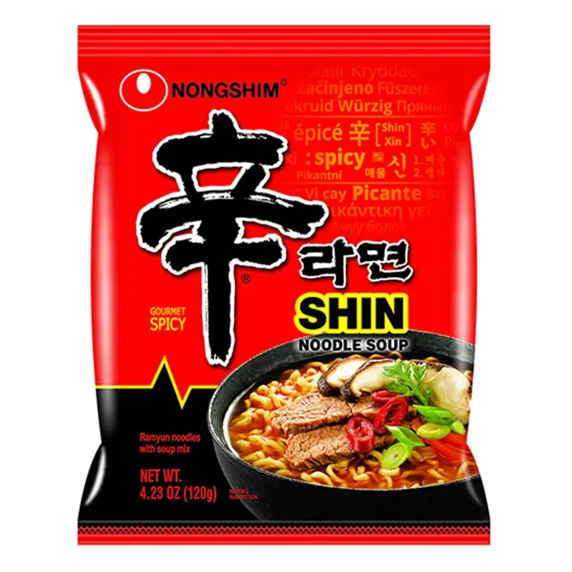Greitai paruošiami makaronai NONGSHIM Shin Ramyun, 120g