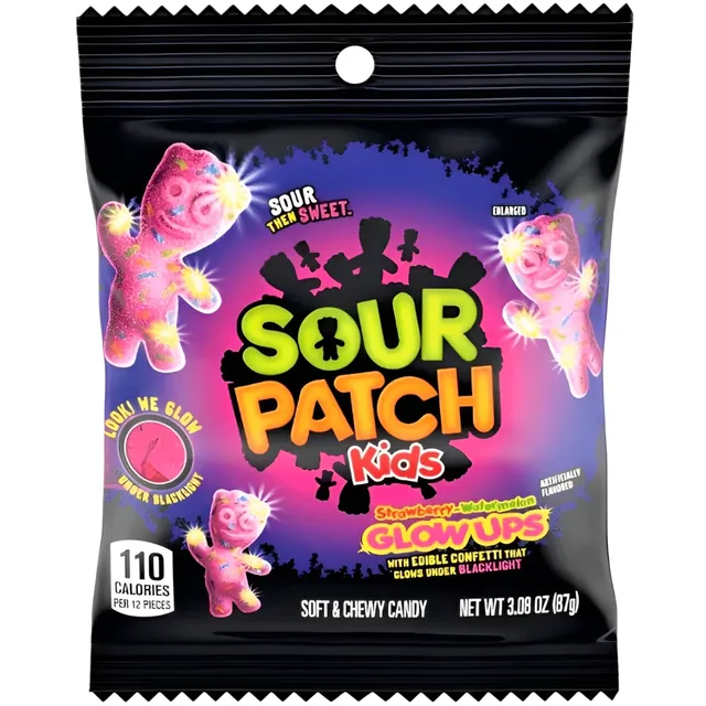 Guminukai SOUR PATCH GLOWUPS STRAWBERRY WATERMELON, 87 g