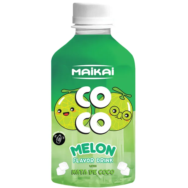 Melionų skonio skonio gėrimas su kokosų gabaliukais MAIKAI COCO, 280 ml