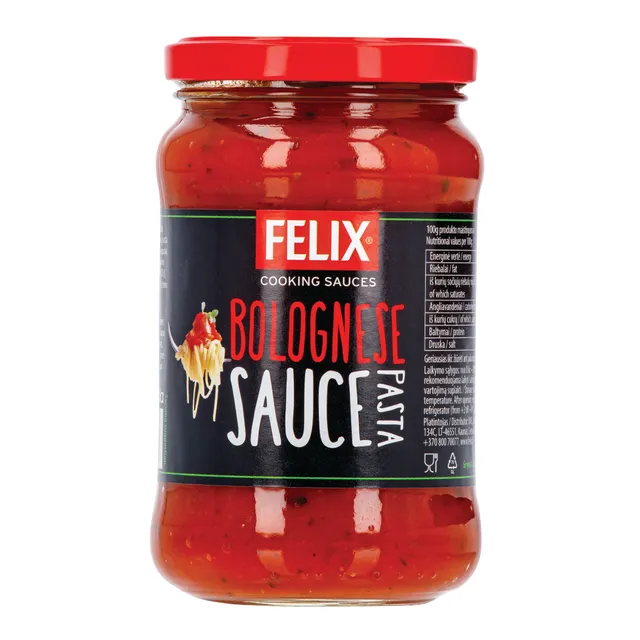 Bolonijos padažas makaronams FELIX, 390 g