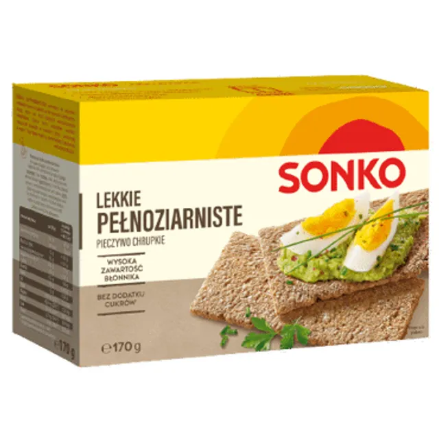 Pilno grūdo duonelės SONKO, 170 g