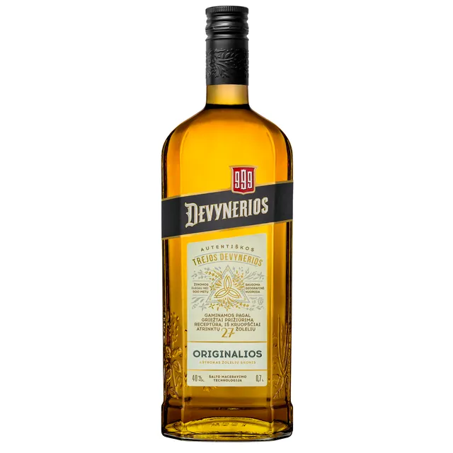 Kartaus skonio spiritinis gėrimas TREJOS DEVYNERIOS 40%, 700 ml