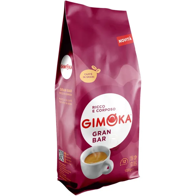 Kavos pupelės GIMOKA GRAN BAR, 1 kg