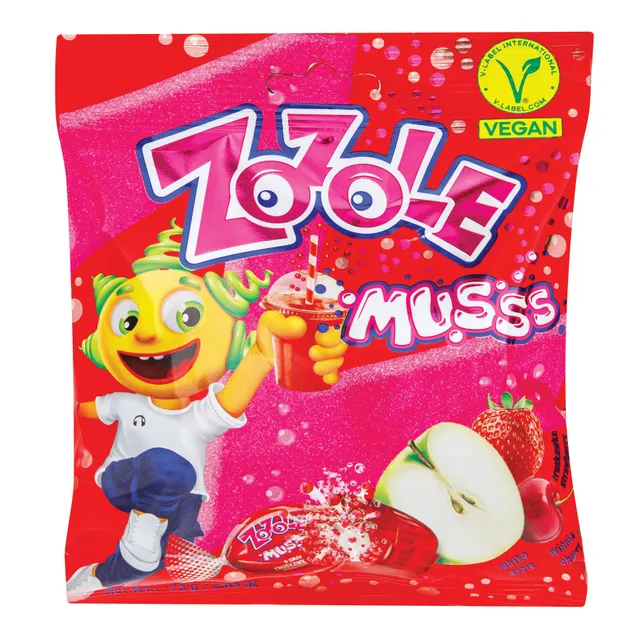 Saldainiai ZOZOLE ob.,vyš,braš.šnypš. 75g