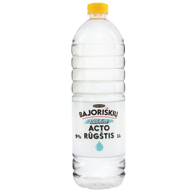 Maistinė acto rūgštis BAJORIŠKIŲ (9%), 1 l