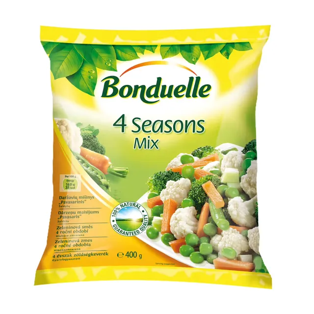 Pavasarinis daržovių mišinys BONDUELLE 4 SEASONS MIX, 400 g