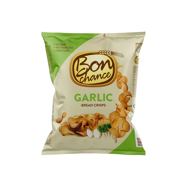 Duonos traškučiai su česnakais BON CHANCE, 120 g