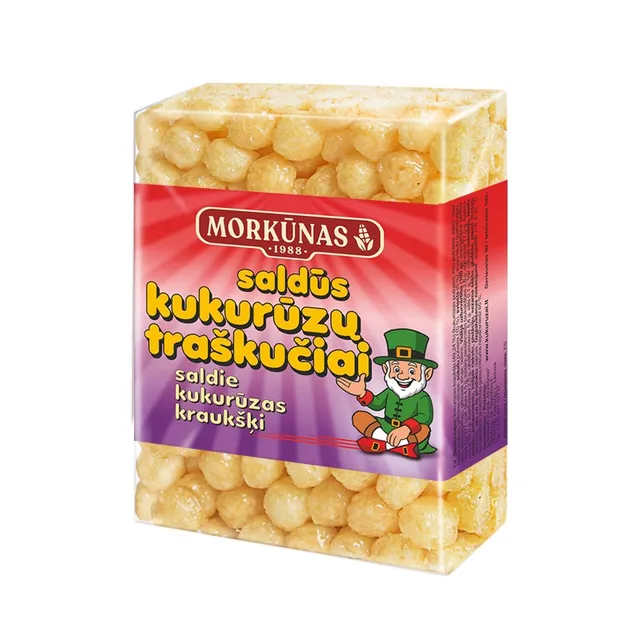 Saldūs kukurūzų traškučiai MORKŪNAS, 45 g