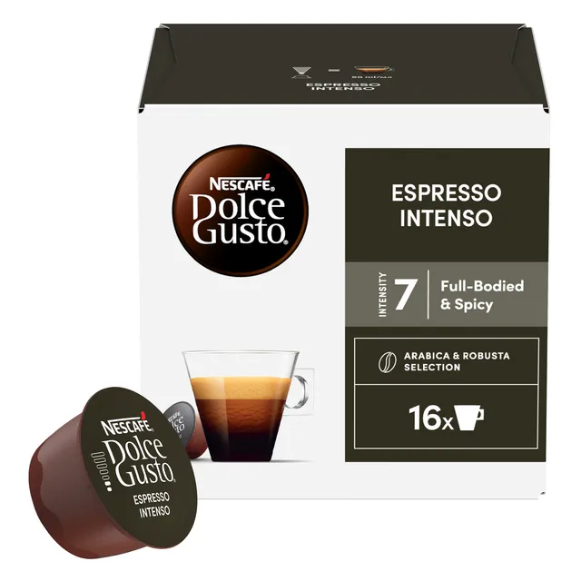 Kava NESCAFE DOLCE GUSTO ESPRESSO INTENSO, 128 g