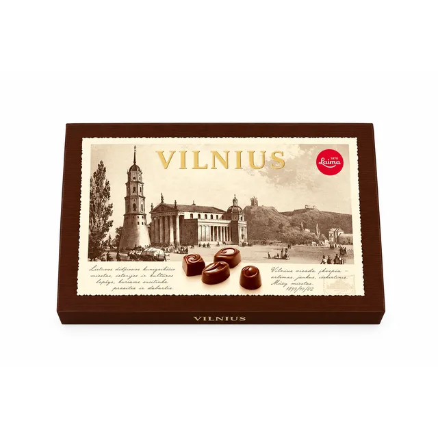 Šokoladiniai saldainiai LAIMA VILNIUS, 360 g
