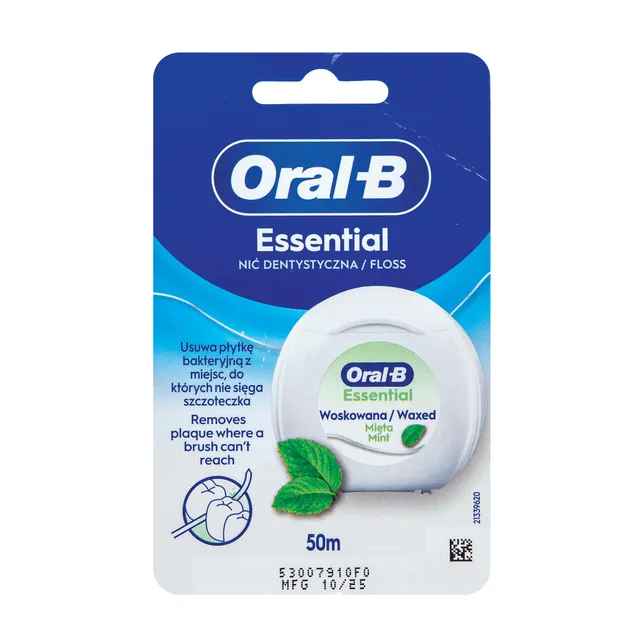 Dantų siūlas ORAL-B Essential, Mint, 50 m