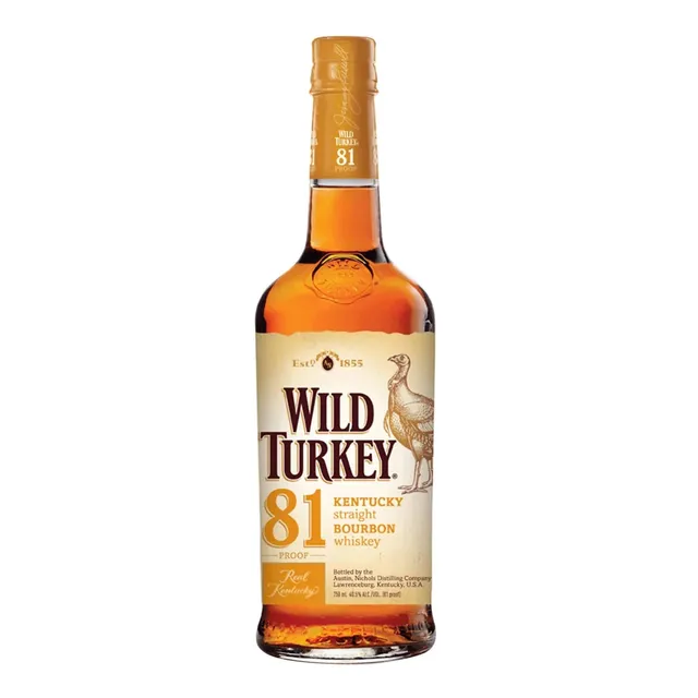 Viskis WILD TURKEY 81 KENTUCKY BOURBON, (40,5%), 0,75 l