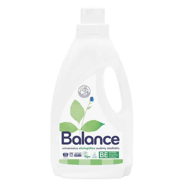 Ekologiškas skystas universalus skalbiklis BALANCE, 1,5L