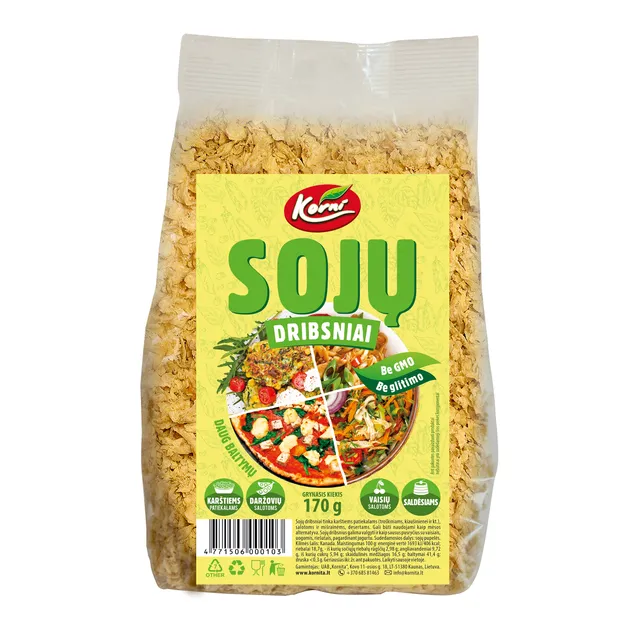 Sojų dribsniai KORNI, 170 g