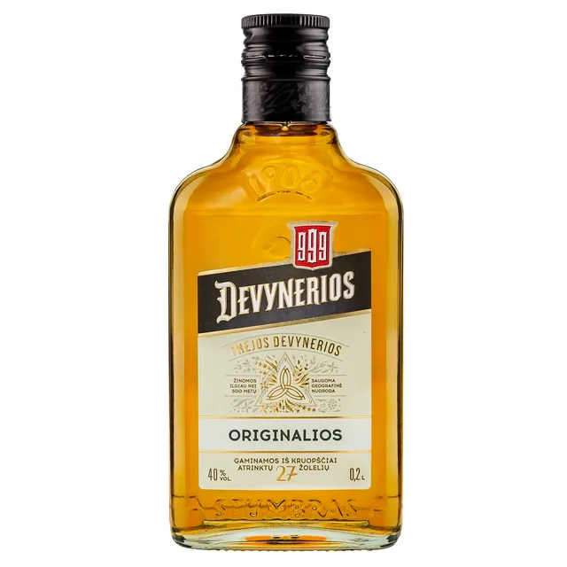Kartaus skonio spiritinis gėrimas TREJOS DEVYNERIOS 40%, 200 ml