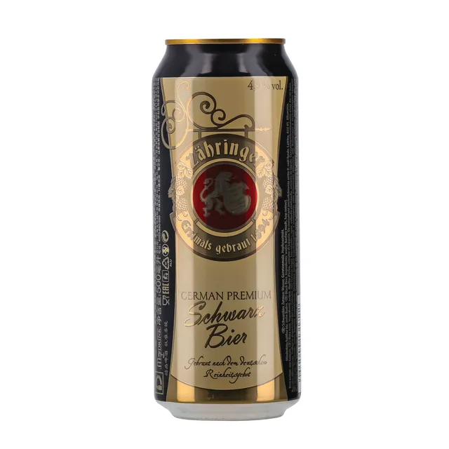 Alus ZÄHRINGER TAMSUSIS 4,9%, 500 ml