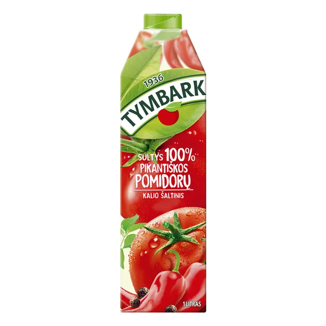 Pikantiškos pomidorų sultys TYMBARK, 1 l
