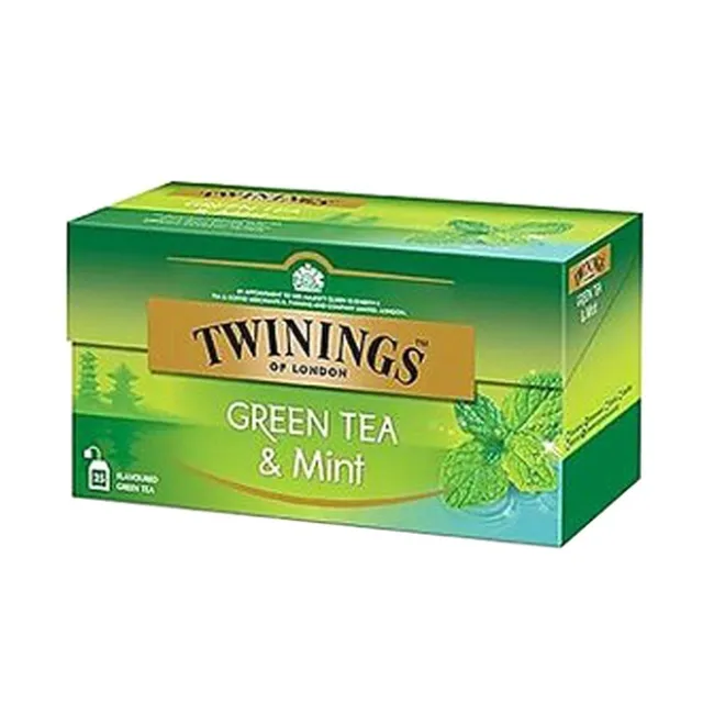 Žalioji arbata PURE GREEN TWININGS, 25x2 g
