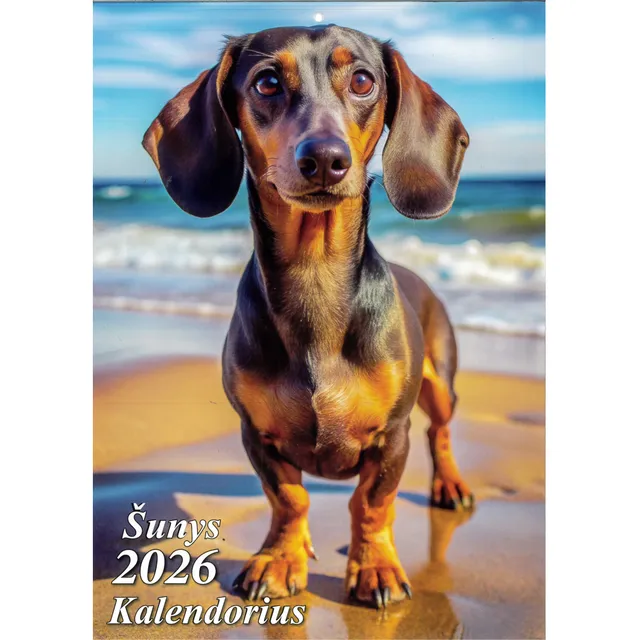 Kalendorius 2026 ŠUNYS ČEIL, A4