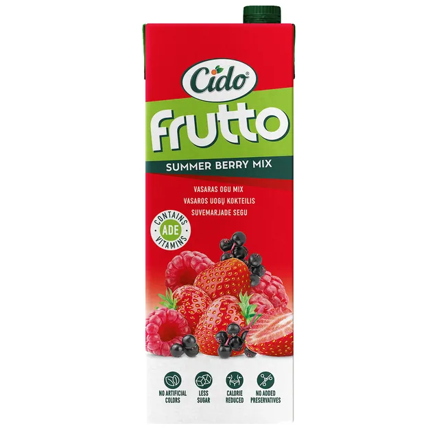Vasaros uogų kokteilis CIDO FRUTTO (15%), 1,5 l