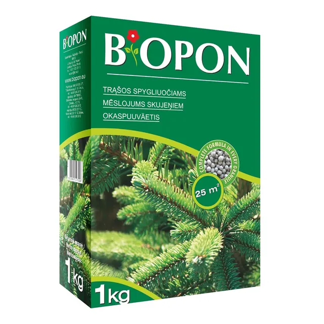 Trąšos spygliuočiams BIOPON, 1 kg