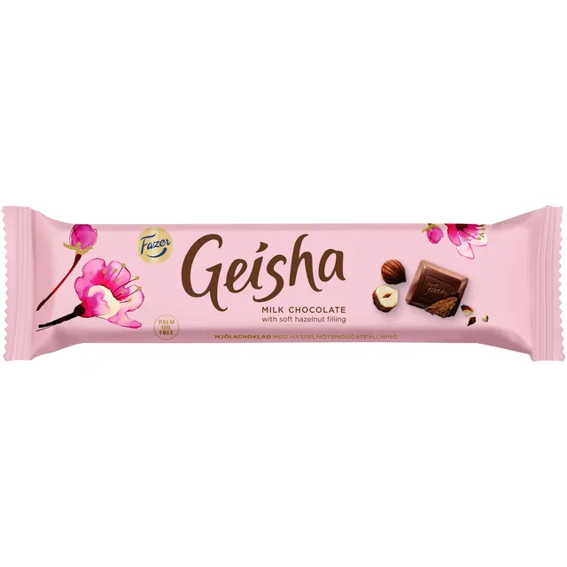Pieninio šokolado batonėlis GEISHA FAZER, 37 g