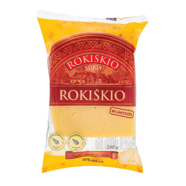 Fermentinis ROKIŠKIO sūris, 45%, 240 g