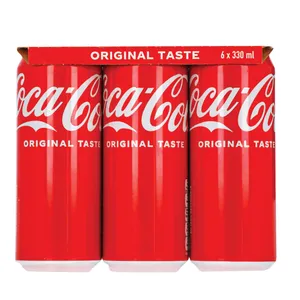 Gazuotas gaivusis gėrimas COCACOLA, 6x330 ml