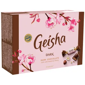Saldainių dėžutė GEISHA DARK, 150 g