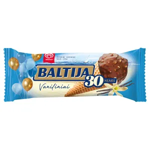 Vaniliniai ledai BALTIJA, 150 ml