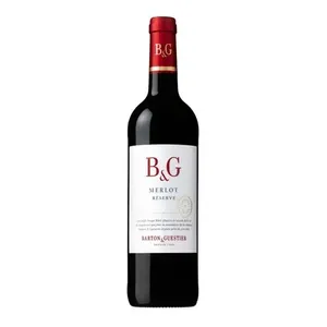 Raudonasis, sausas vynas B&G MERLOT RESERVE VDP MERLOT (13,5%), 750 ml