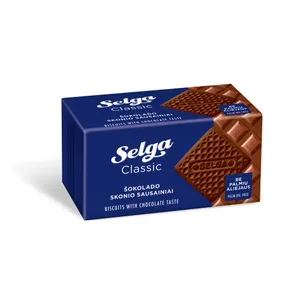 Šokolado skonio sausainiai SELGA CHOCOLATE, 180 g