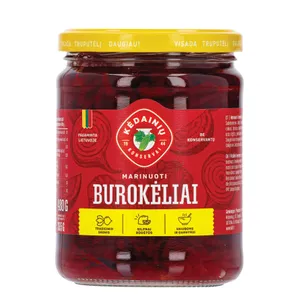 Kėdainių marinuoti burokėliai pjaustyti silpnai rūgštūs, 480 g
