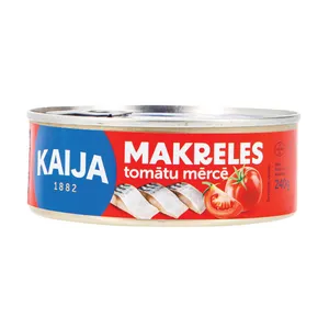 Skumbrės pomidorų padaže KAIJA, 240 g