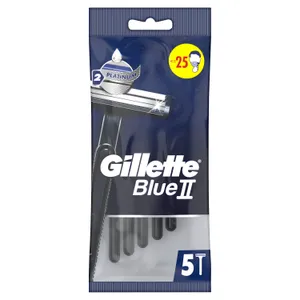 Vienkartiniai skustuvai GILLETTE BLUE II, 5 vnt.