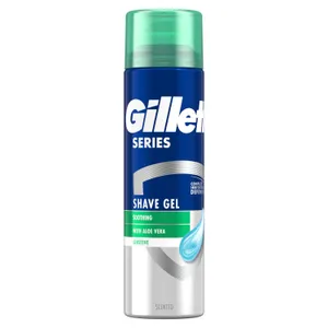 Jautrios odos skutimosi želė GILLETTE SERIES SENSITIVE, 200 ml