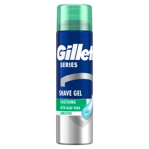 Jautrios odos skutimosi želė GILLETTE SERIES SENSITIVE, 200 ml