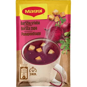 Tirpi barščių sriuba MAGGI 5 MINUTES su skrebučiais, 16 g