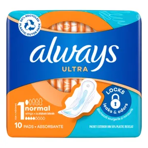 Higieniniai paketai ALWAYS ULTRA NORMAL PLUS, 10 vnt.