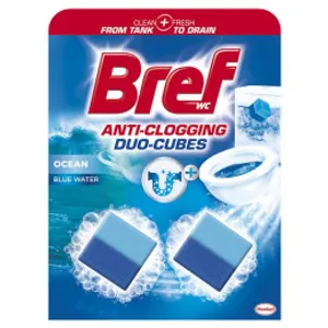 WC valomieji kubeliai BREF DUO-CUBES HYGIENE, 2x50 g