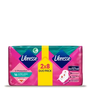 Higieniniai paketai LIBRESSE INVISIBLE SUPER, 16 vnt.