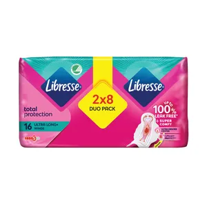 Higieniniai paketai LIBRESSE INVISIBLE SUPER, 16 vnt.