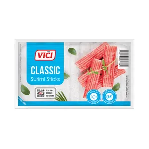 Krabų skonio lazdelės iš surimio atšaldytos VIČI, 300 g
