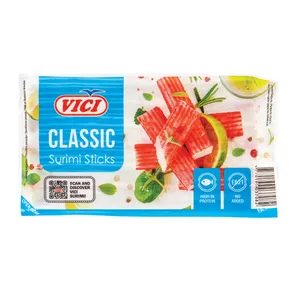 Krabų skonio lazdelės iš surimio atšaldytos VIČI, 300 g