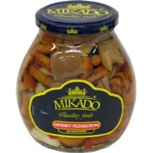 Marinuotų grybų mišinys MIKADO GOURMET, 530 g / 310 g