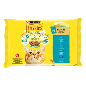 Žuvies konservai su padažu 4x100 FRISKIES, 400 g